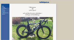 Desktop Screenshot of lewasport.se